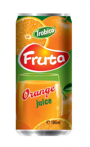 588 Trobico Orange juice alu can 180ml